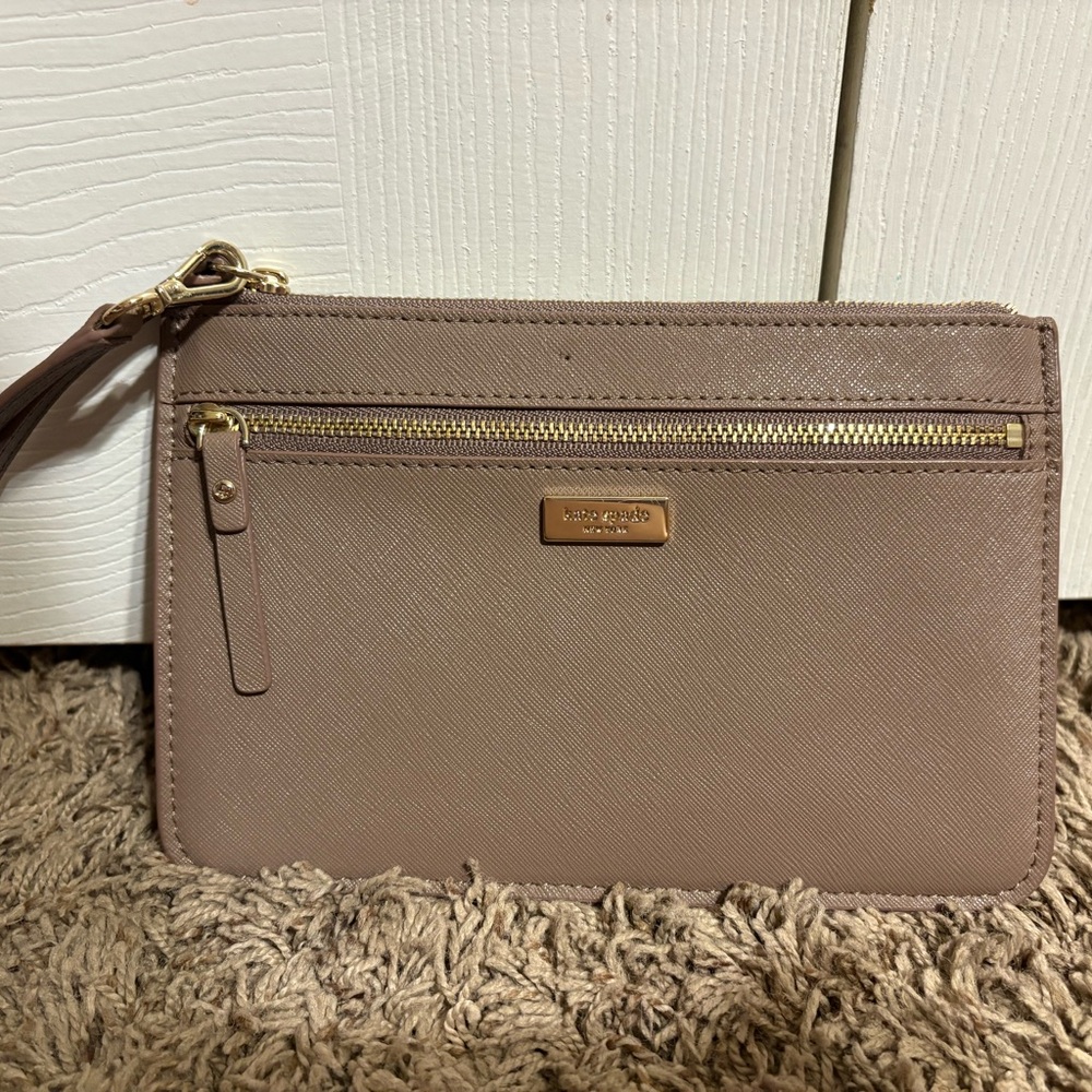 Kate Spade Brown Wristlet